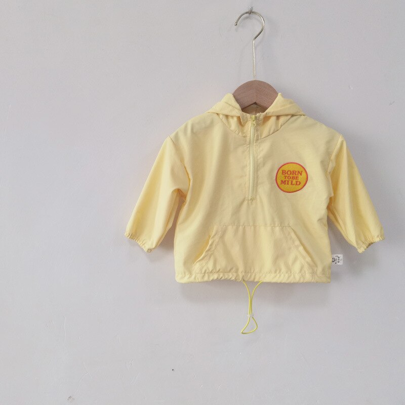 Baby Jacke Herbst Kind Jungen Mädchen Kleidung Lang Hülse Mit Kapuze Mantel Outwear Solide Kinder Windjacke Tops Jacken