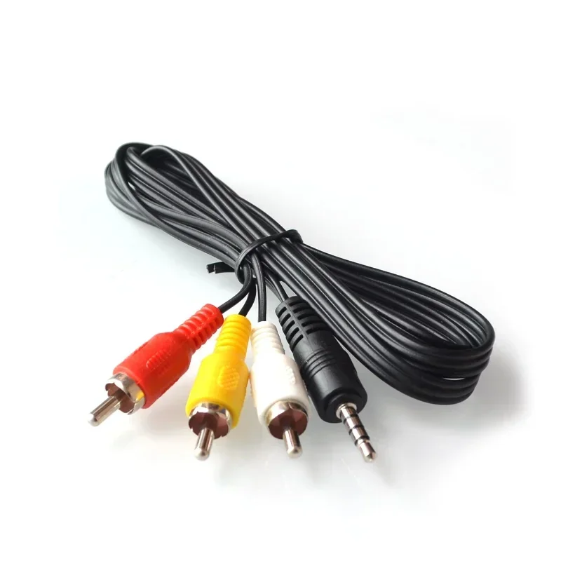 60cm 3,5mm Audio- Linie Kabel buchse Stecker auf 3 RCA Adapter für Lautsprecher TV Kasten CD DVD Spieler Video Audio- Kabel Kabel