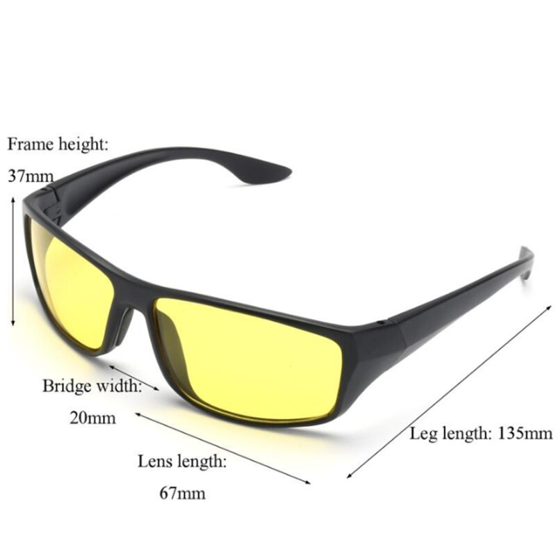 Night Vision Goggles Night Sunglasses Men Polarized Night Driving Enhanced Light Glasses