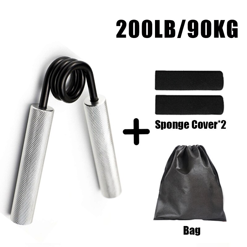 Fitness Heavy Hand Grip Muscle Exercise Grips Wrist Rehabilitation Developer Carpal Expander Gripper Strength Workout Device: 200LB