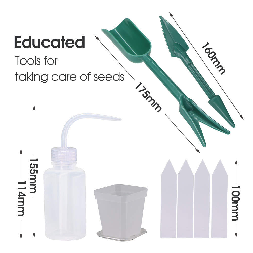 4-maten tuinkwekerij zaailingbeker met warmer deksel vochtigheidskoepel voor binnenkas bloempotten container kweekpotten