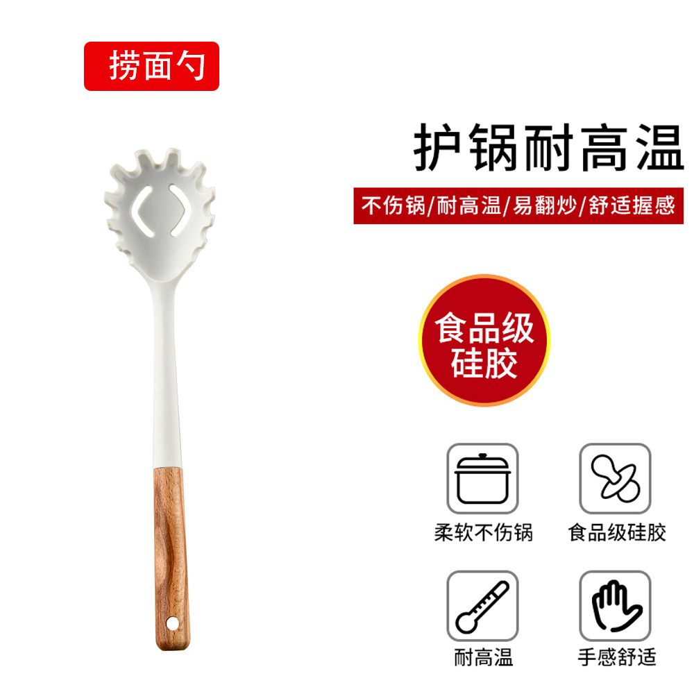 Siliconen Spatel Non-stick Pan 9 Stuk Set Keukengerei Lepel Vergiet Keukengerei Set Посуда Vajilla Ложка чайная