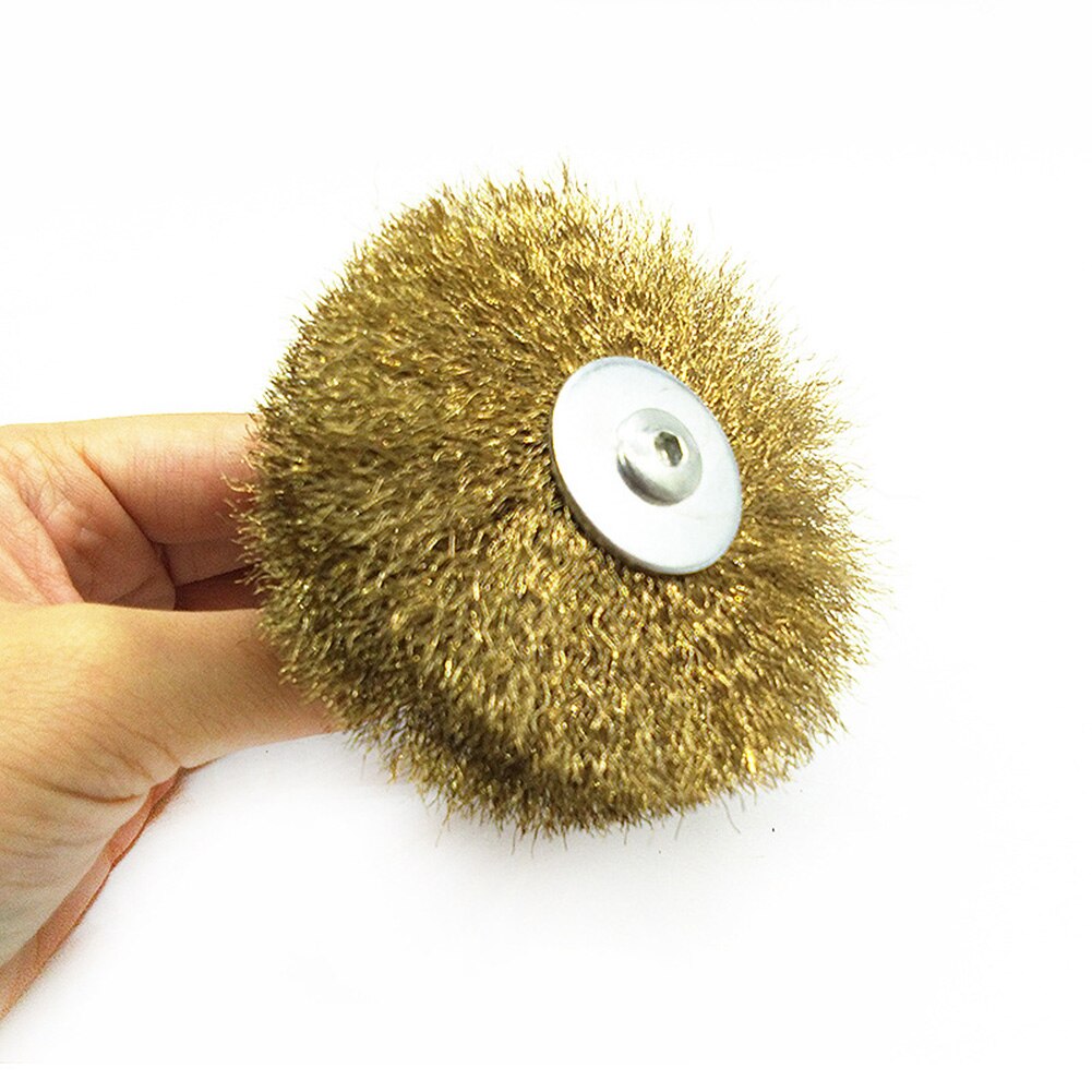 Wheel Copper wire brush Brush For Mini Drill Rotary Tools For wood carving