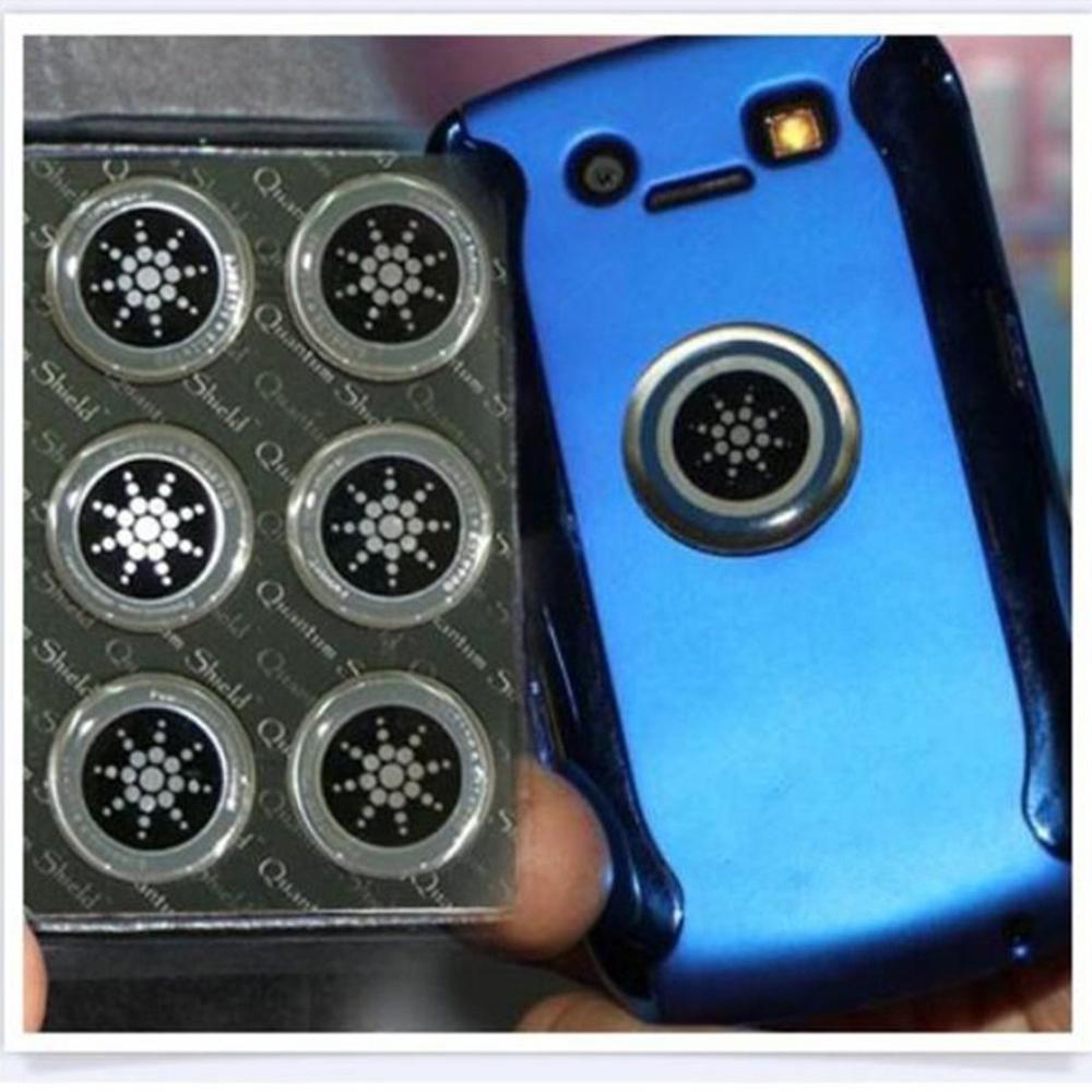 Anti-Radiation Stickers For Mobile Phones Round Shape Electromagnetic Shield Anti-Electromagnetic Wave Patches 6 Pieces