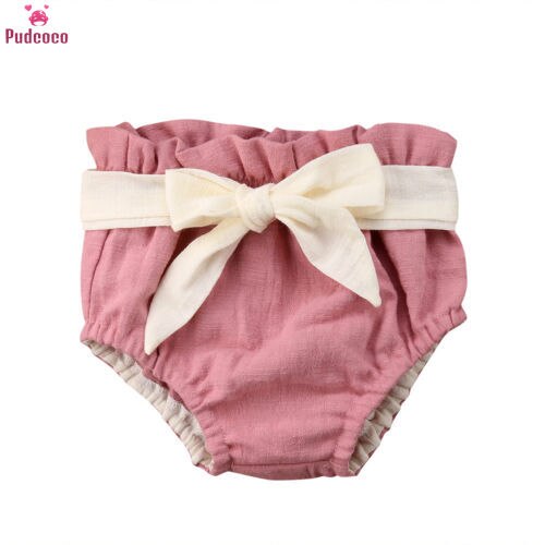 Diaper Covers with Ruffles for Baby Girl Cotton Bloomers Toddler Shorts PP Pants Nappy Diaper Covers
