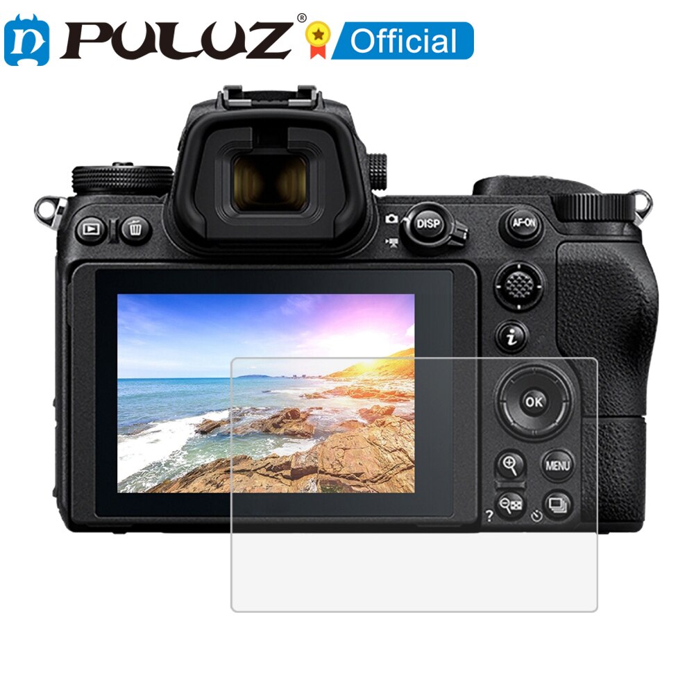 Puluz Camera Screen Protector Voor Nikon Z6 / Z7 2.5D 9H Gehard Glas Film Voor Nikon Z6 / Z7 screen Protector