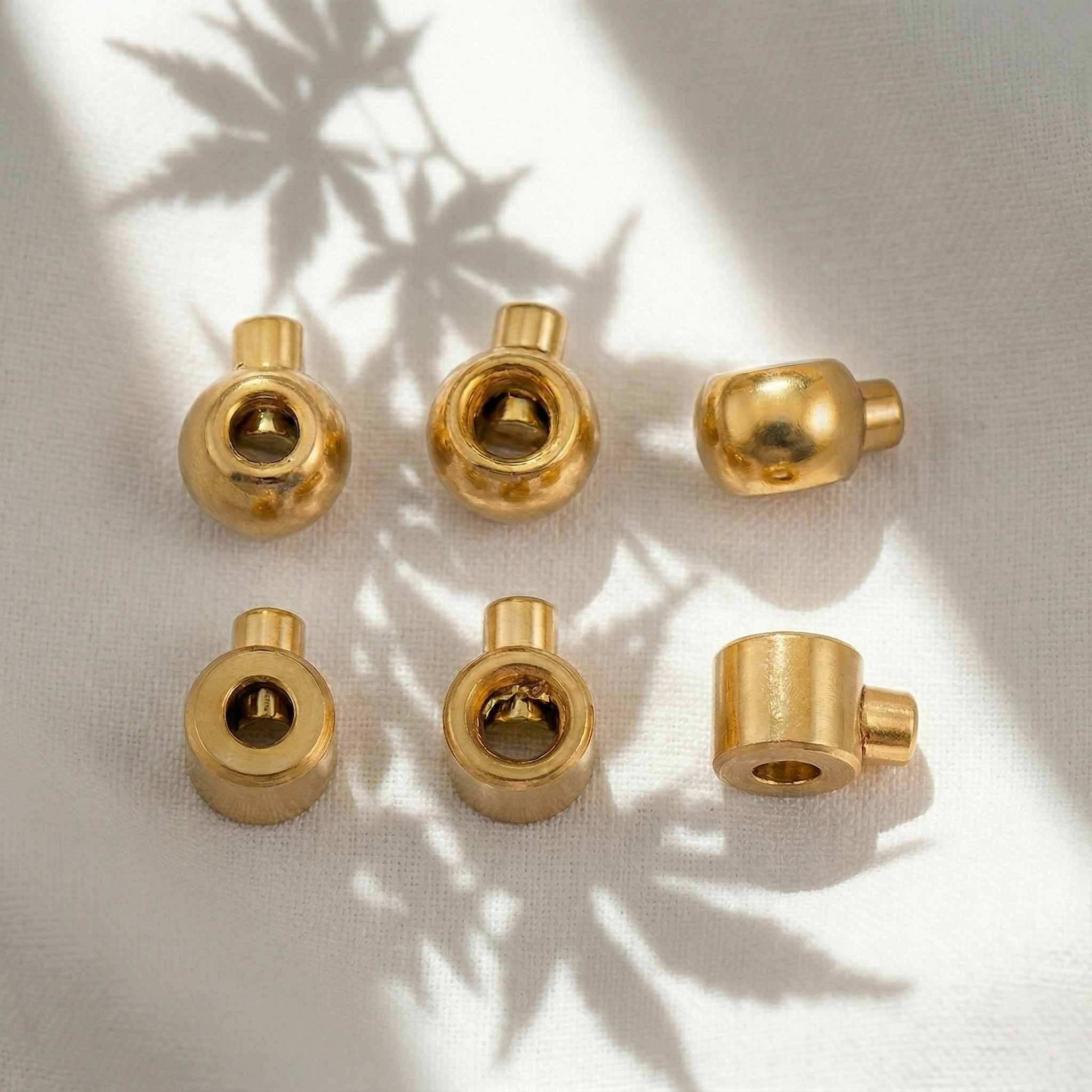 10 stuks roestvrijstalen positioneringsgesp met kraalkappen eindconnectoren voor doe-het-zelf ketting en armband kralen sluiting gespen