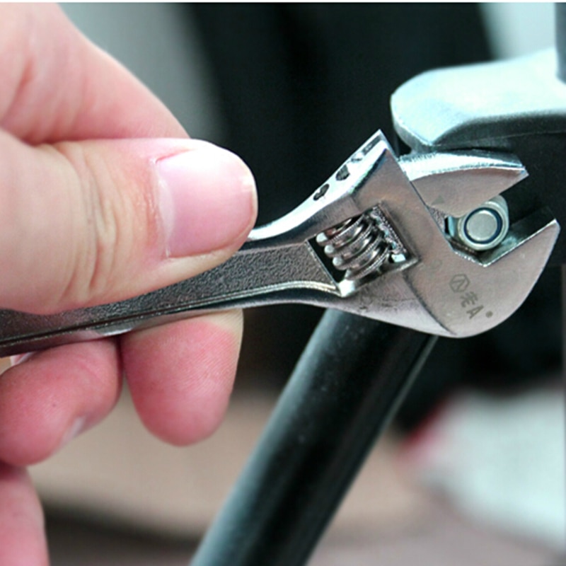 LAOA Mini 4" Adjustable Spanner Profession Stainless Steel Wrench Shifting Spanner car Repair Tools