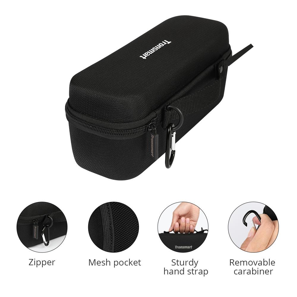 Original tronsmart força transportando caso portátil alto-falante bolsa de viagem capa para tronsmart força, força +, t6 plus alto falantes bluetooth