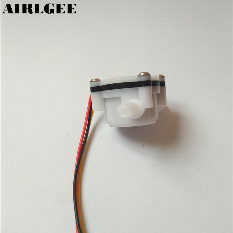 0.1-3L/min 1.2Mpa 7mm Dia Connector Water Flow Sensor Flowmeter Pulse Output