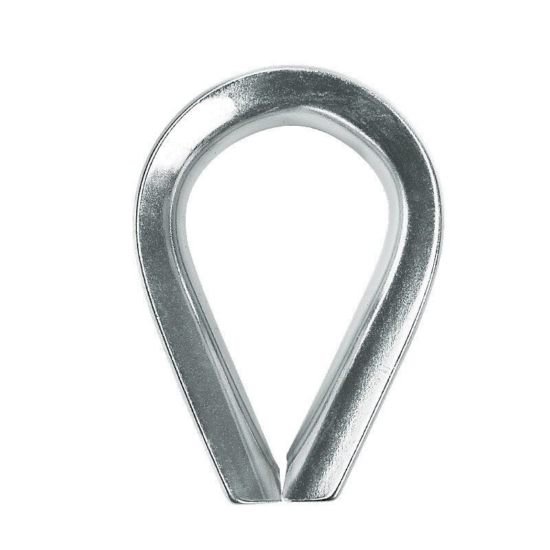 M2 ToM24 Wire Rope Cable Thimbles Clamps Marine Grade Tainless Steel Wear and Rust Boat Sleeve Clip Fittings Cable Crimps Collar