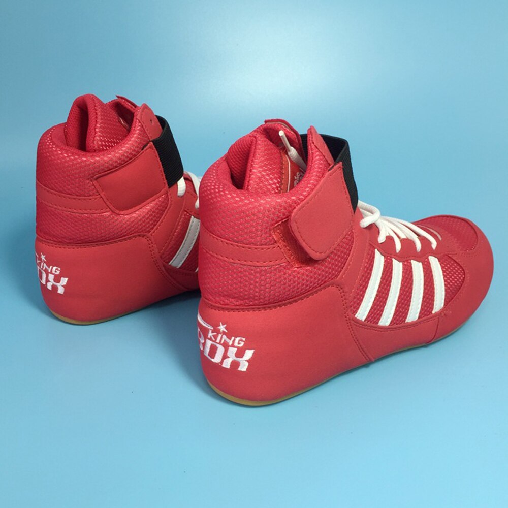 Adriana Wrestling Rubber Weight Lifting Shoes Unisex Comprehensive Training Shoes Anti-skid Wear Resistance Boxing Shoes