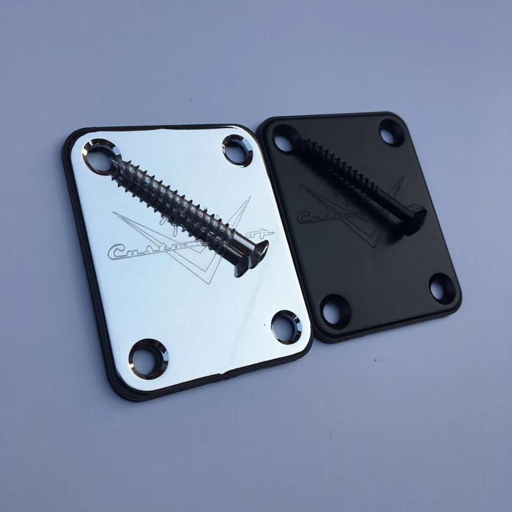 Guitar Neck Plate Gold/Chrome/Black For st/tele electric guitar