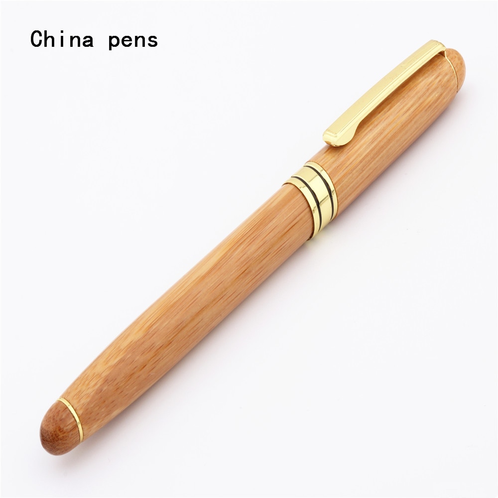 Papeterie de luxe en bois rouge, stylo-plume à pointe moyenne pour étudiants, bureau d'affaires,