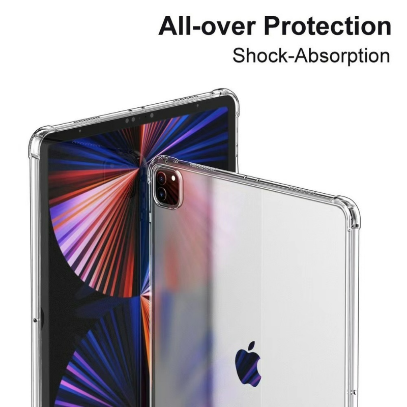 Funda transparente de TPU para iPad Pro 12,9, funda de silicona transparente ultrafina para ipad pro 12 9 2022, accesorios
