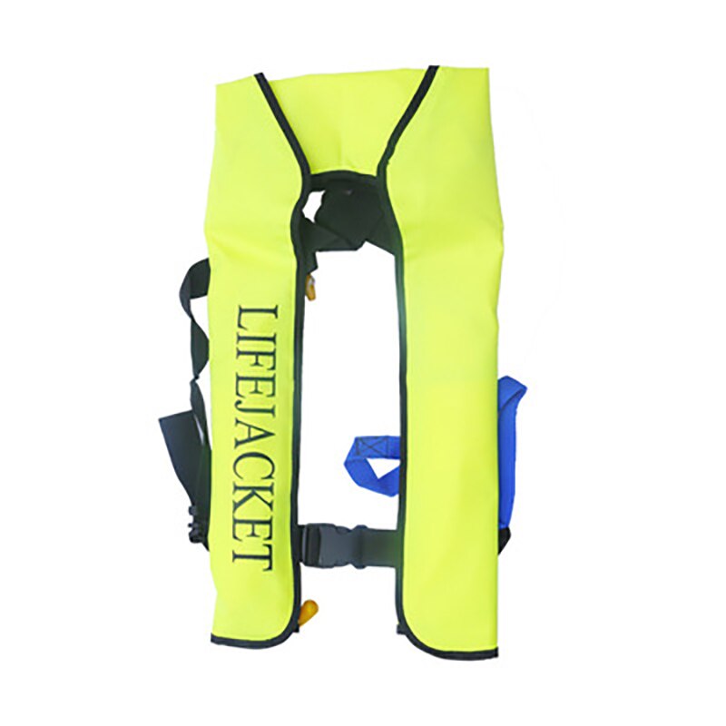 Automatic Inflatable Life Jacket Swiming Fishing Life Vest Water Sports Children Adult Life Vest for Surf Drifting: Fluorescent Green