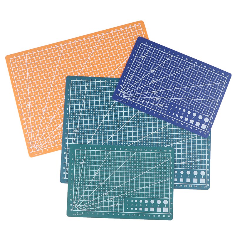 A4/A5 PP Double-sided Grid Lines Cutting Board Mat Self-healing Cutting Pad DIY