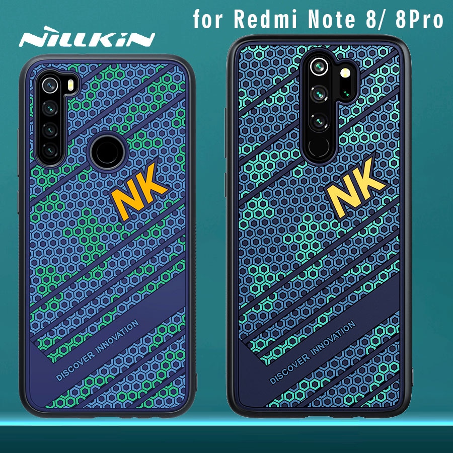 NILLKIN Striker Case voor Xiaomi Redmi Note 8 Pro 8 case PC TPU siliconen sport stijl Back cover voor Redmi note 8 Pro 8 case