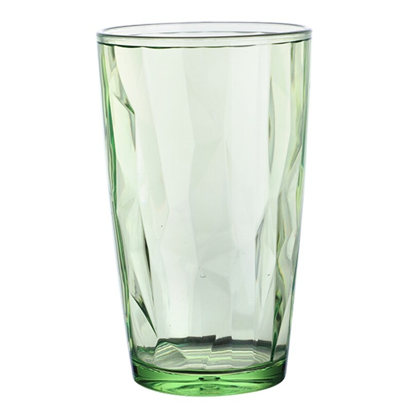 500ml Stackable Colored Drinking Glass Diamond Water Cup Juice Glasses For Drinking Tea Clear Kitchen Dining Bar Drinkware: LG