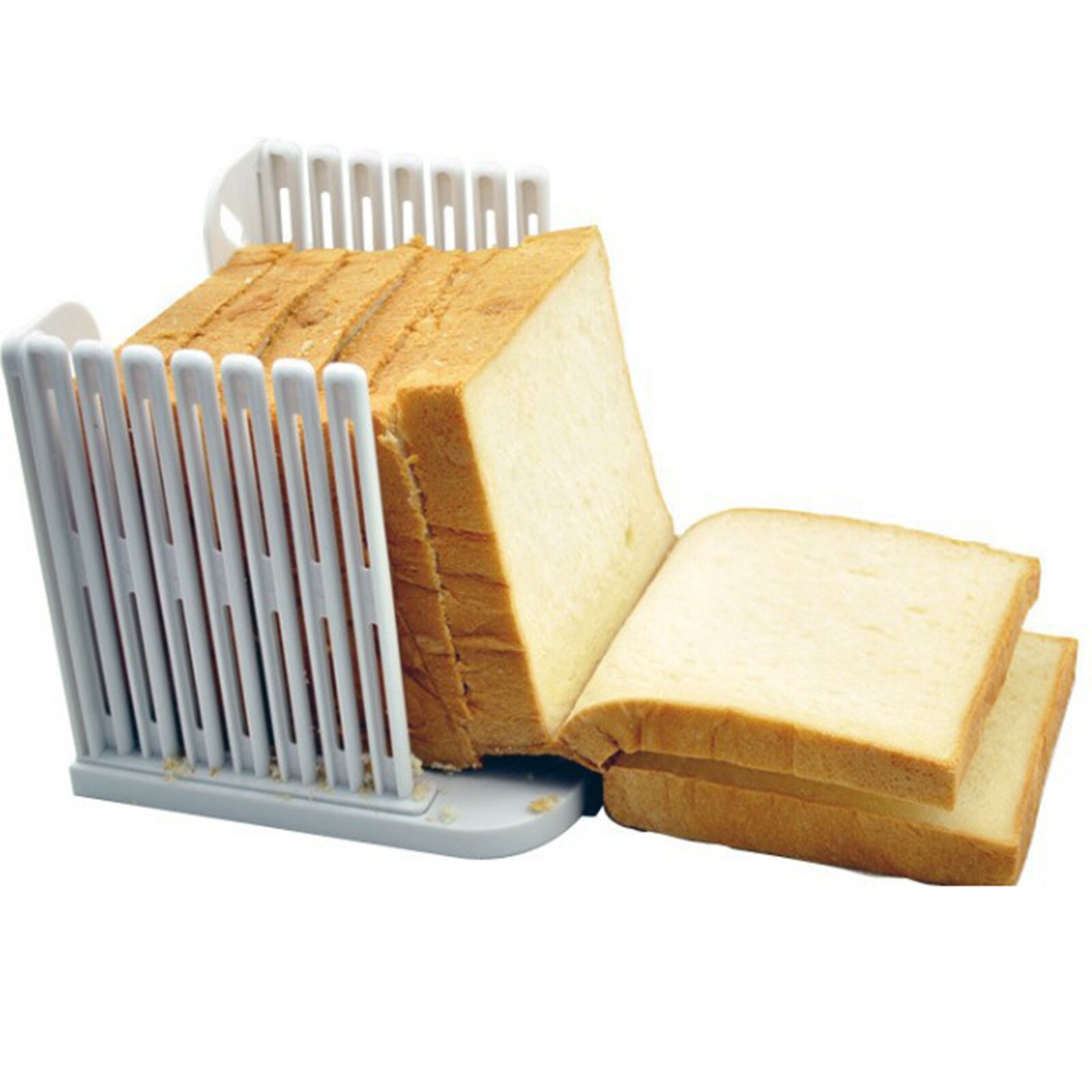Toast Brood Slicer Plastic Loaf Slicer Cutter Brood Rack Cutting Guide Keuken Accessoires Snijden Tool