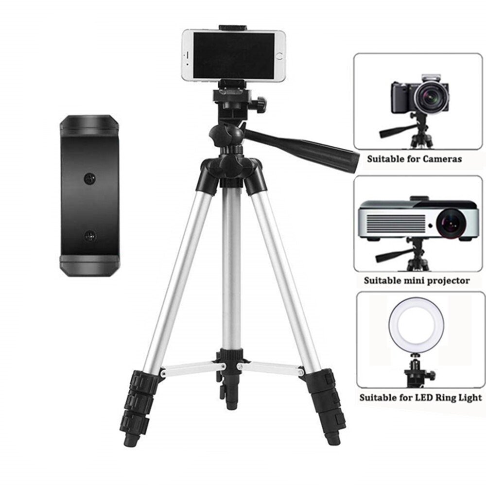 Tripod Stand For Mobile Adjustable Tripod For Light,Photo Holder Table Telephone Tripod For Camera. Bluetooth Stand Monopod