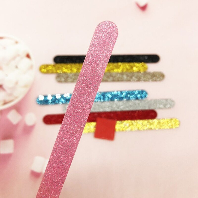 10pcs Acrylic Ice Cream Sticks Popsicle Stick Kids DIY Ice Cream Sticks Crafts Popsicle Stick Mould 11.3x1cm 10pcs: Pink
