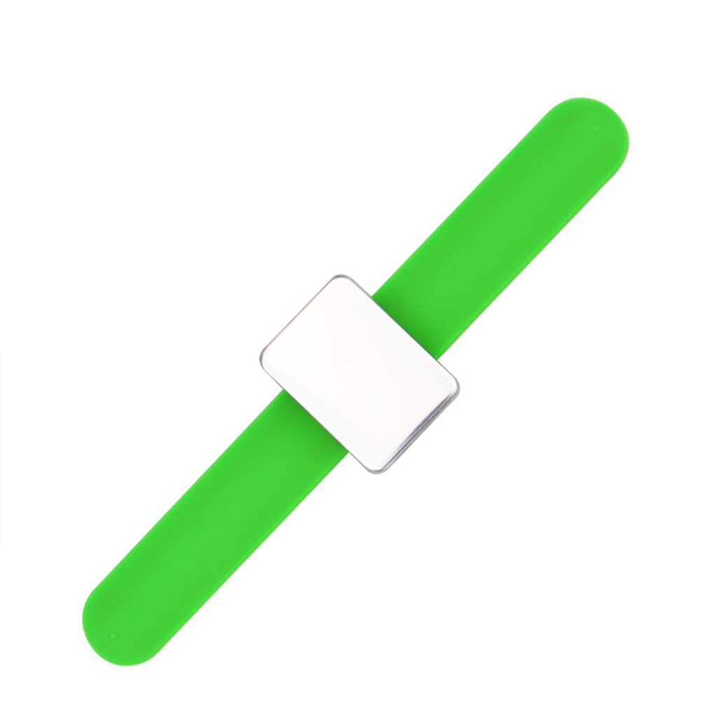 Bracelet de poignet magnétique avec aiguille pour aspirateur, épingles à coudre magnétiques, fabrication de coussins, fournitures de couture multicolores: green