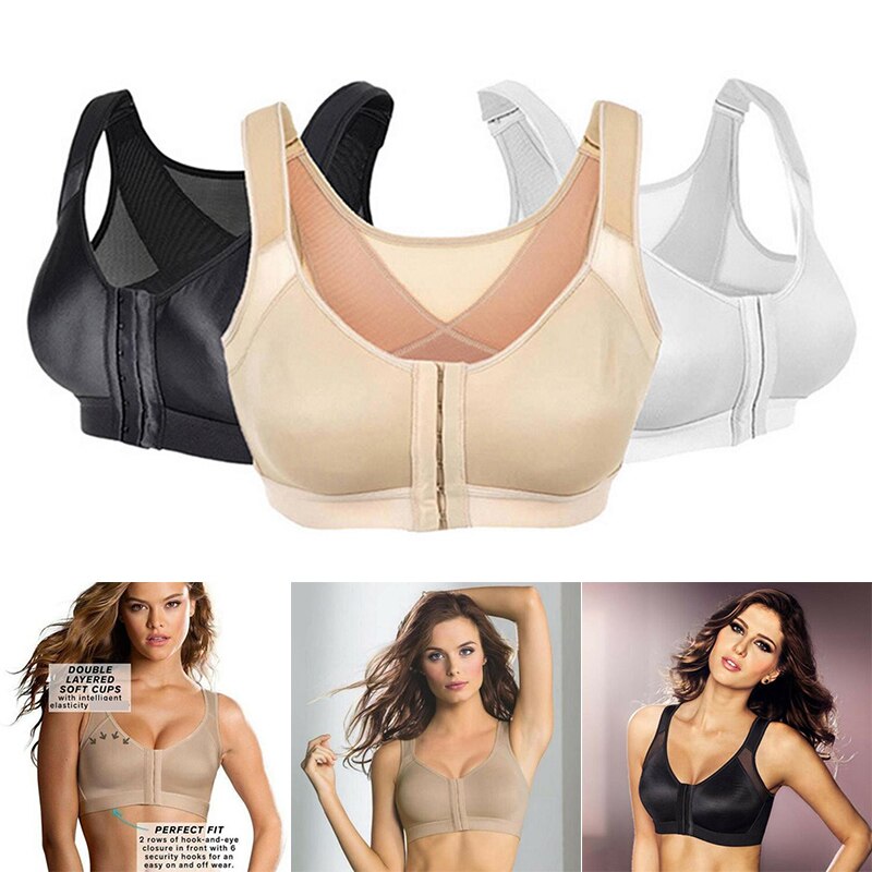 Women Lift Up Bra Breathable Underwear Shockproof Sports Support Vest Bras