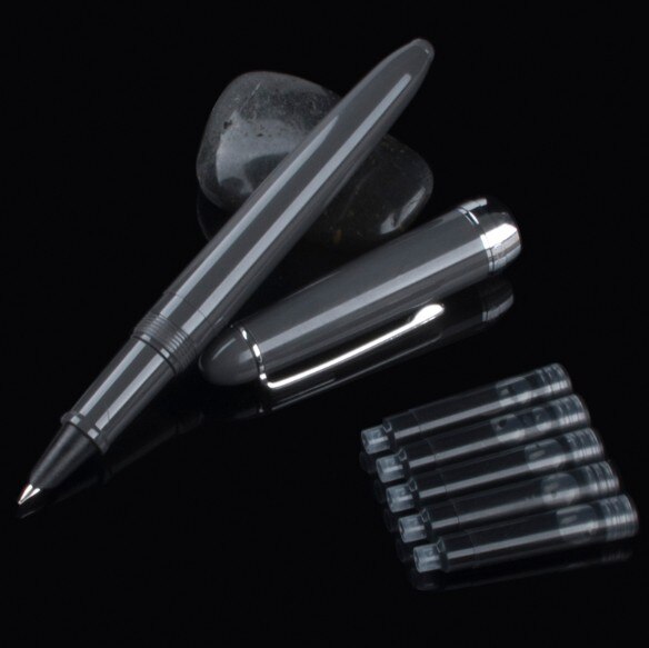 JINHAO 992 Student Fountain Office Pen Transparent 6 Color Round Spiral: 04