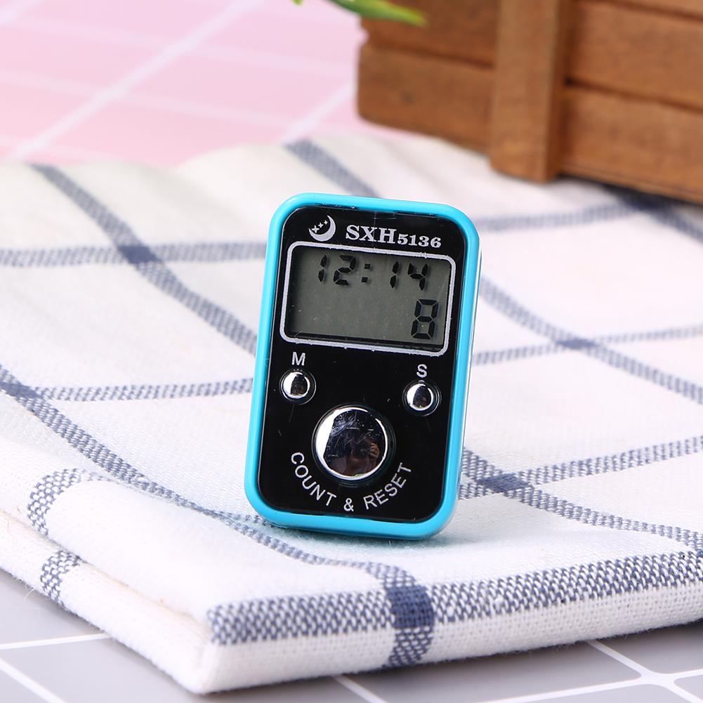 Mini Finger Rows Counter LCD Electronic Digital Tally Counter Stitch Marker And Row Finger Counting Timer Soccer Golf Counter