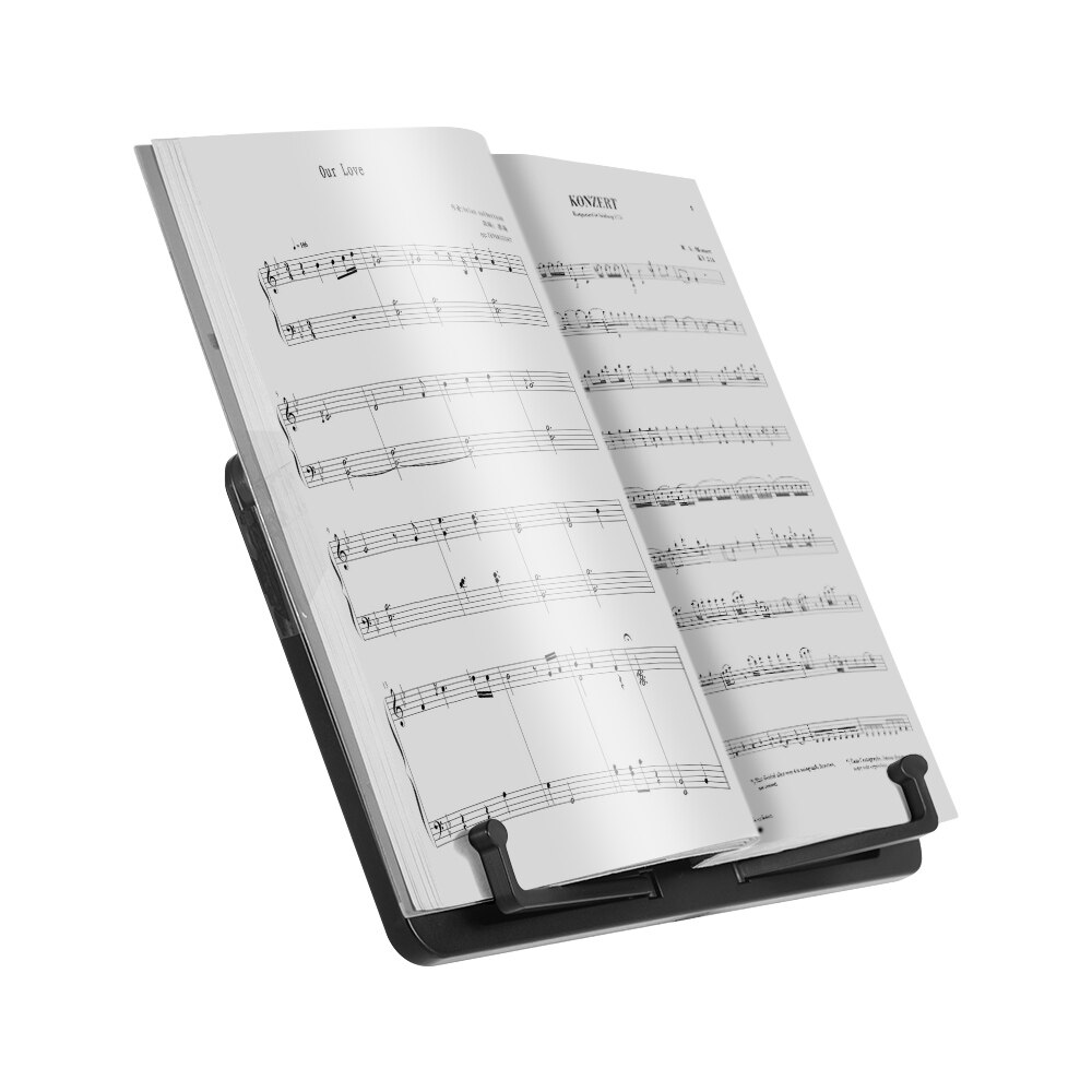 Ammoon mini stationär notstativ stativ notställshållare i aluminiumlegering justerbar i höjdled för musikinstrument