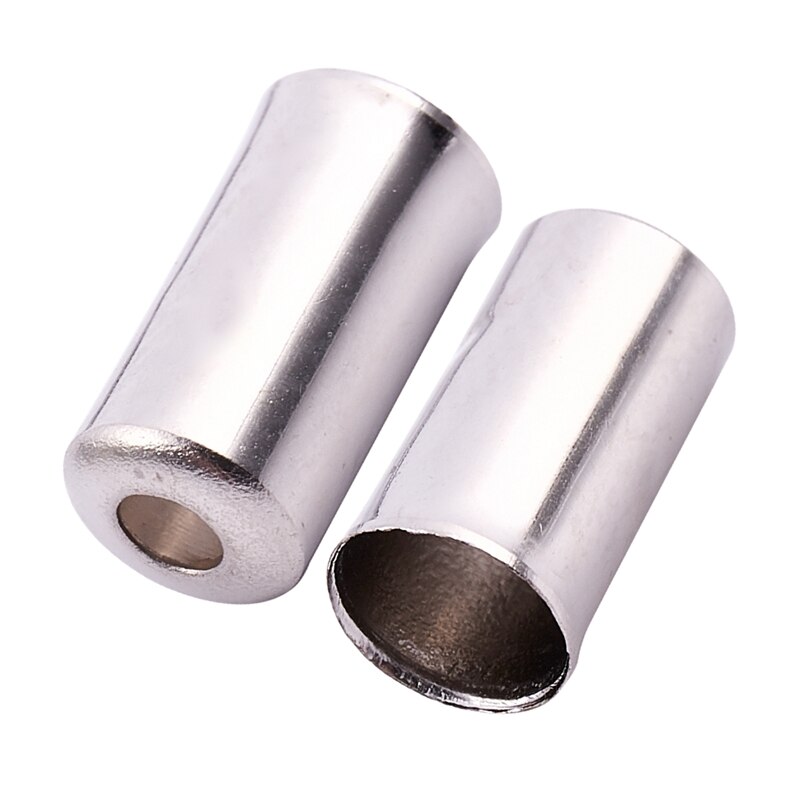 100 stuks gaines kabelkapbevestiging remsnelheid 5mm metaal zilver voor fiets