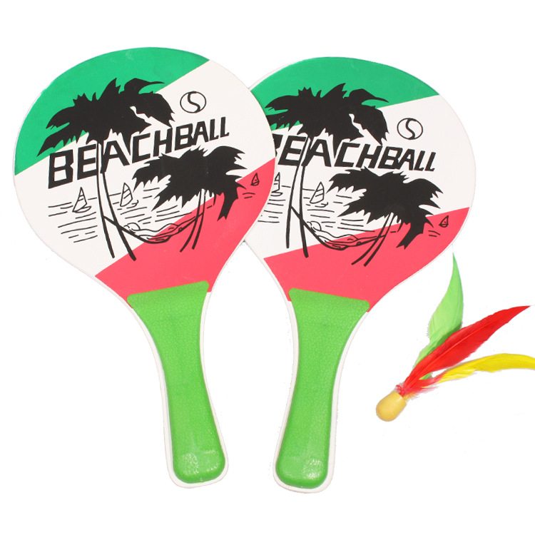 2 Type Cricket Shoot Tennis Fun Pickleball Paddles Home Entertainment Fitness Set Cricket bat badminton shuttlecock: green