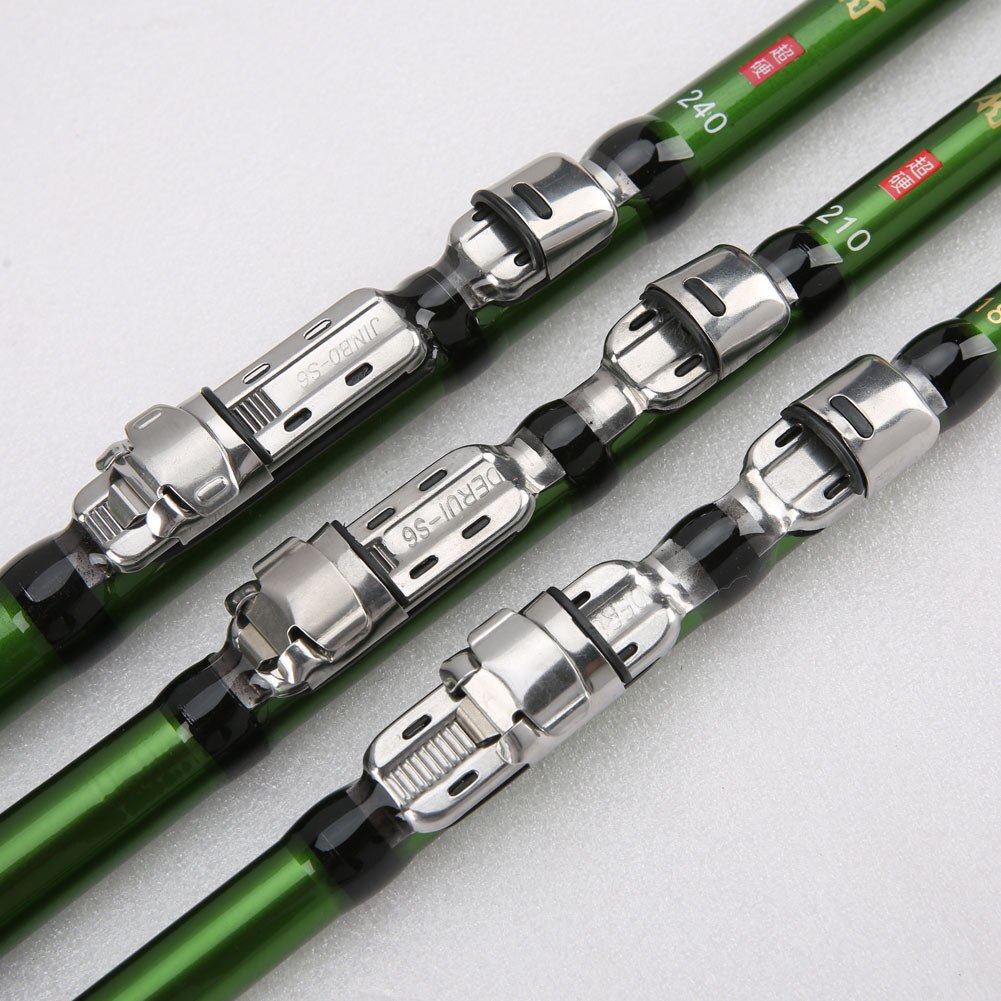 1 Pcs Fishing Rod Pole Telescopic Ceramics Guided Ring Portable for Anglers Lake 1.8/.21/2.4/2.7/3M YS-BUY