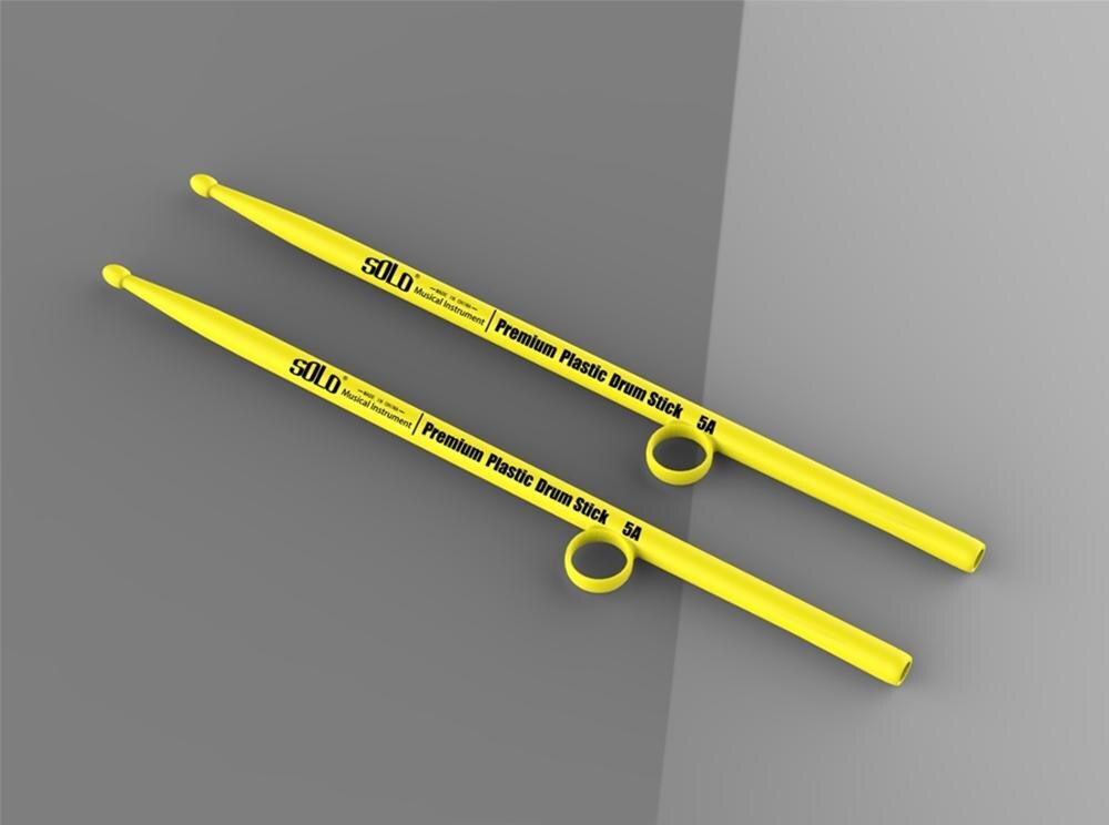 Anti-fall Premium Drum Sticks Durable Plastic 5A Drumsticks Percussion Instrument Accessories One Pair