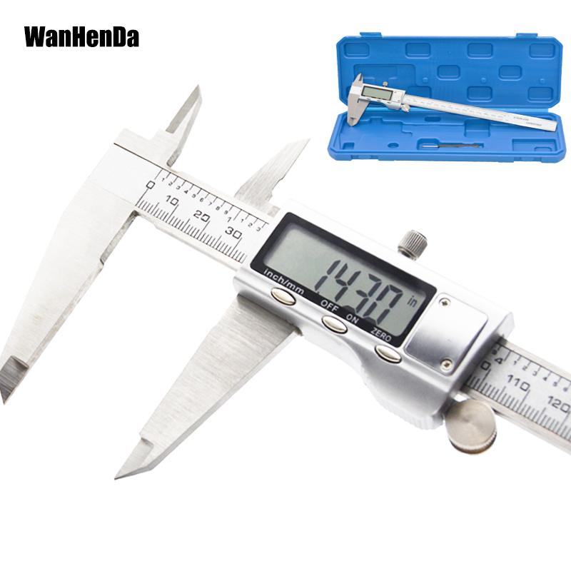 200mm/300mm metalen elektronische breedbeeld digitale schuifmaat rvs digitale schuifmaat meting tool micrometer
