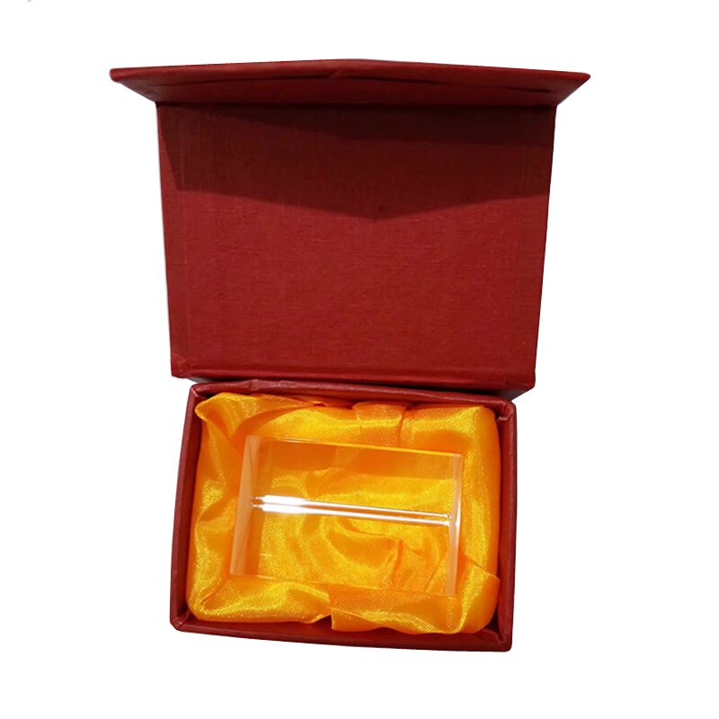 25X25X80MM Triangular Prism Children&#39;s Physics Teaching Refraction Spectrum Prism K9 Rainbow Optical Glass Prism