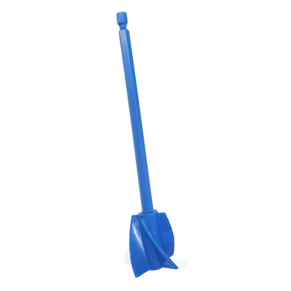 Mélangeur époxy, fixation de perceuse à peinture, palette de consistance pour liquides, agitateur à tête de résine, fixation de résine de peinture avec mandrin de forage: Gris foncé