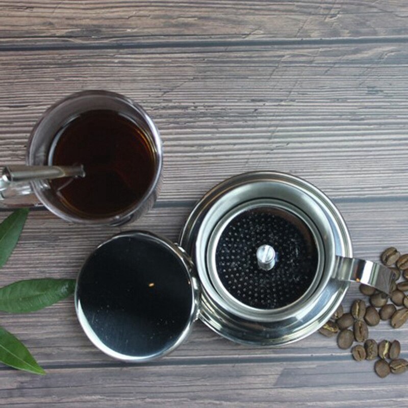Vietnamese Coffee Pot Stainless Steel Tea Coffee Filter Maker Single Cup Coffee Drip Brewer Kitchen Tools