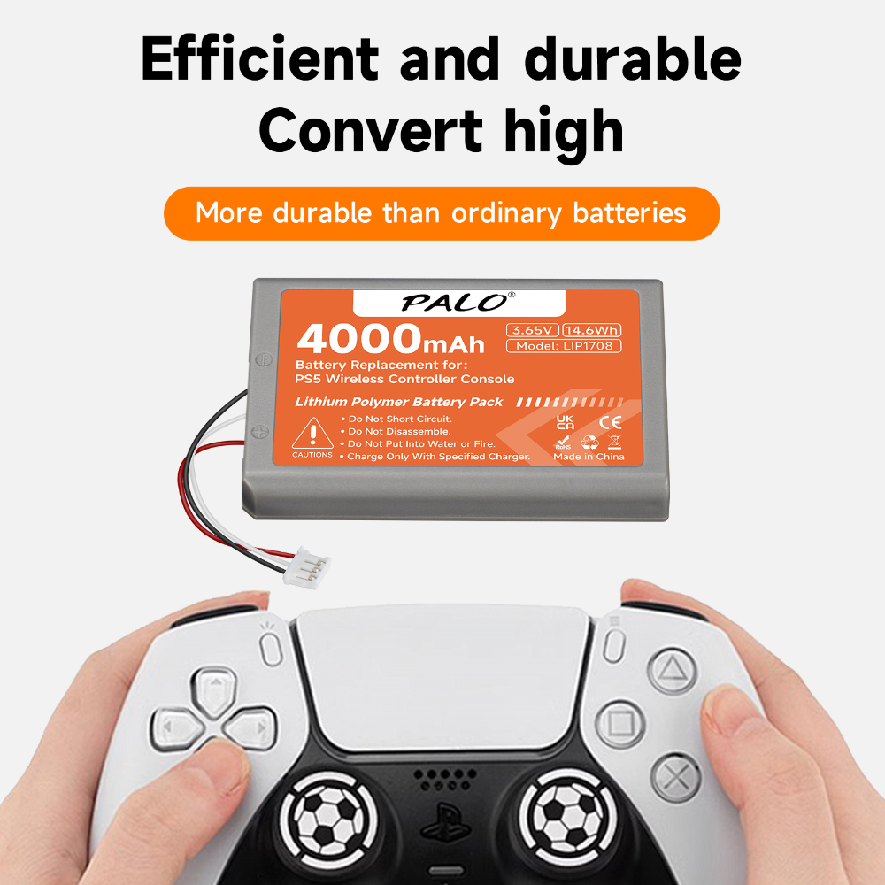 PALO PS5 kontroler bateria ps5 akumulatory do Sony Playstation 5 LIP1708 DualSense kontroler gier CFI-ZCT1J ZCT1W