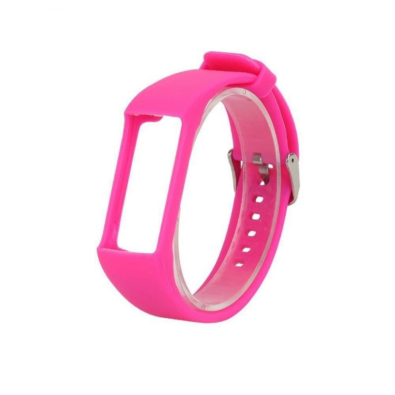 Correa de silicona para muñeca, repuesto de correa de silicona con hebilla para Polar A360 A370