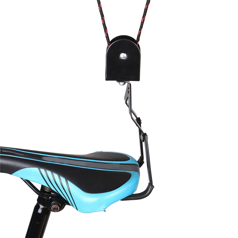 Kayak Hoist Canoe Boat Bike Lift Pulley System Garage Ceiling Storage Rack Bicycle Rack With 15M Rope Capacity Max Load 60KG