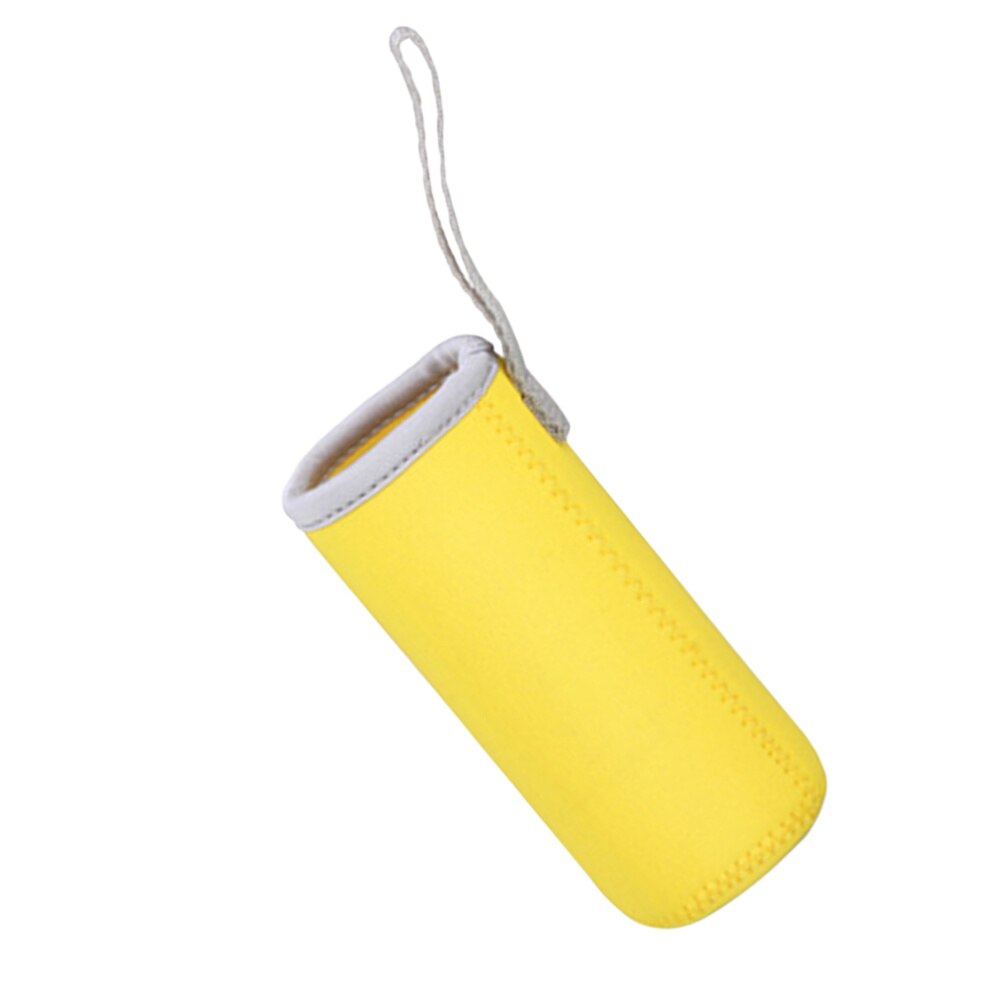 550ML Water Bottle Carrier Bag Pouch Cover Insulated Water Bottle Holder Cup Sets Great for Stainless Steel Glass or Siz: Yellow