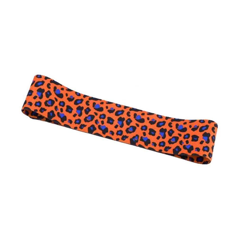 Bandes de résistance de hanche de léopard imprimées bandes élastiques d'exercice de jambe de butin pour le Yoga de forme physique étirant l'équipement d'entraînement d'entraînement: CS