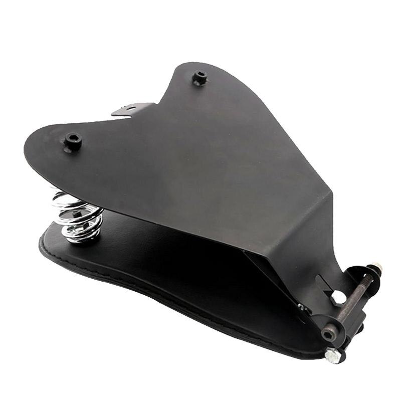 Kit de resortes de asiento individual cromado Para motocicleta, Accesorios de montaje de soporte Para cojín, Base de asiento personalizada Para Moto