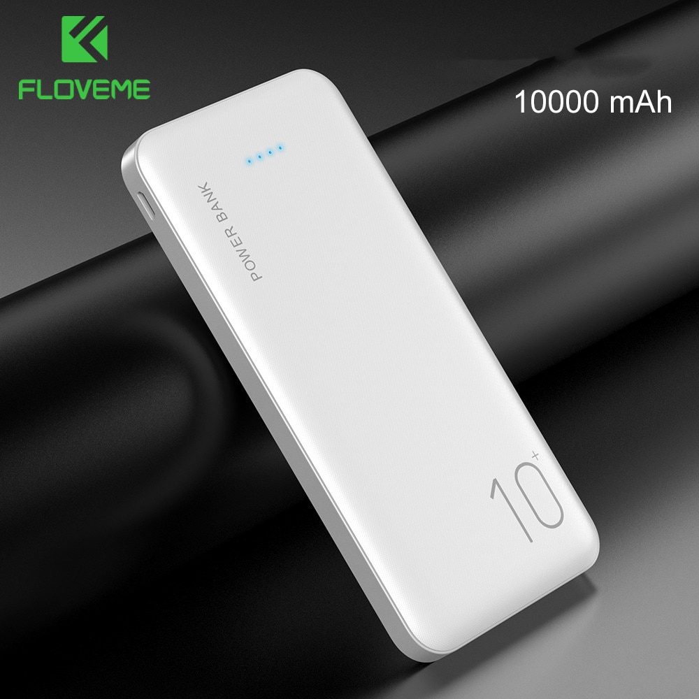 FLOVEME-cargador portátil de 10000 mAh para móvil, batería externa de 10000 mAh para Samsung, Xiaomi mi