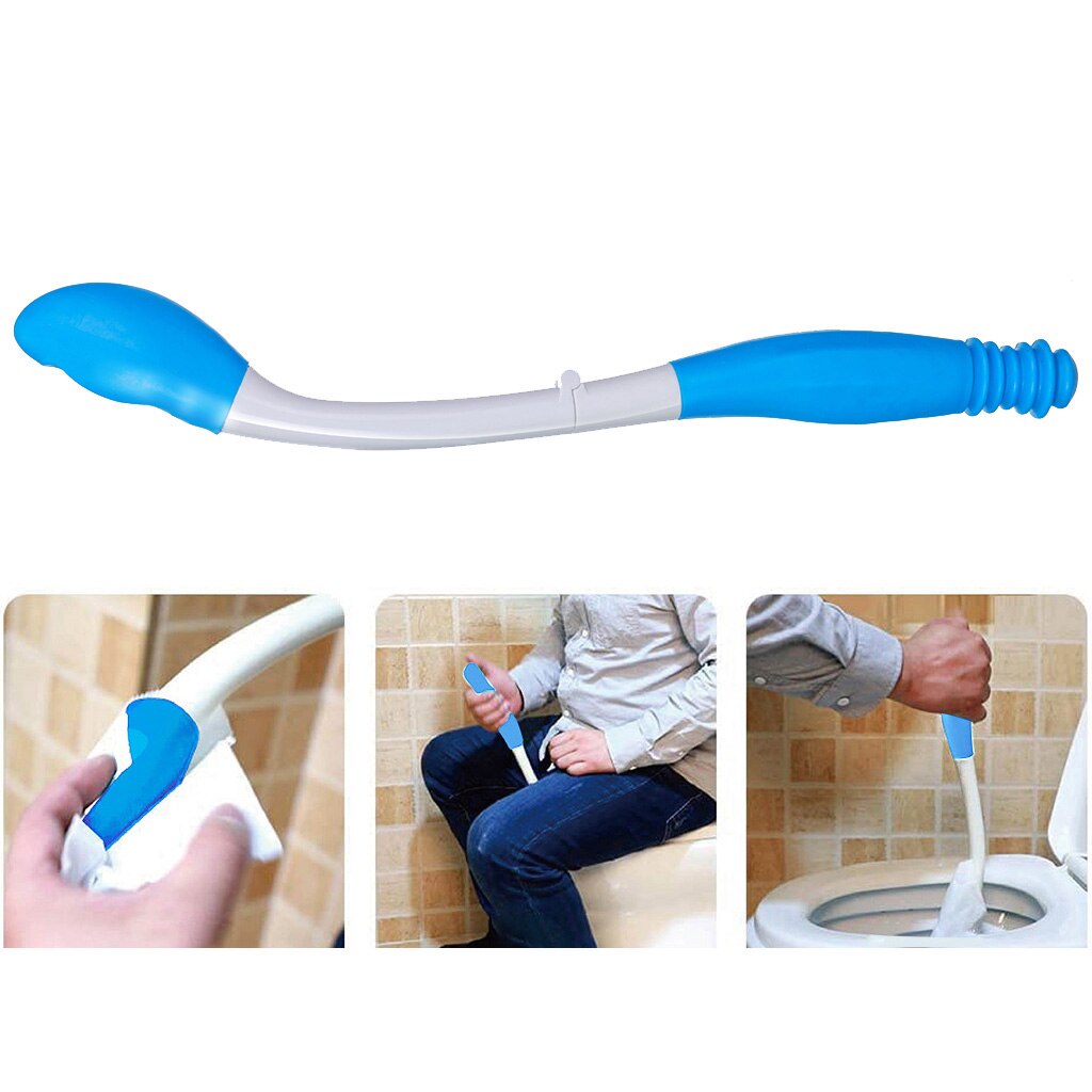 Bottom Wiper Toilet Aid Obese Disability Tool Tissue Grip Helper