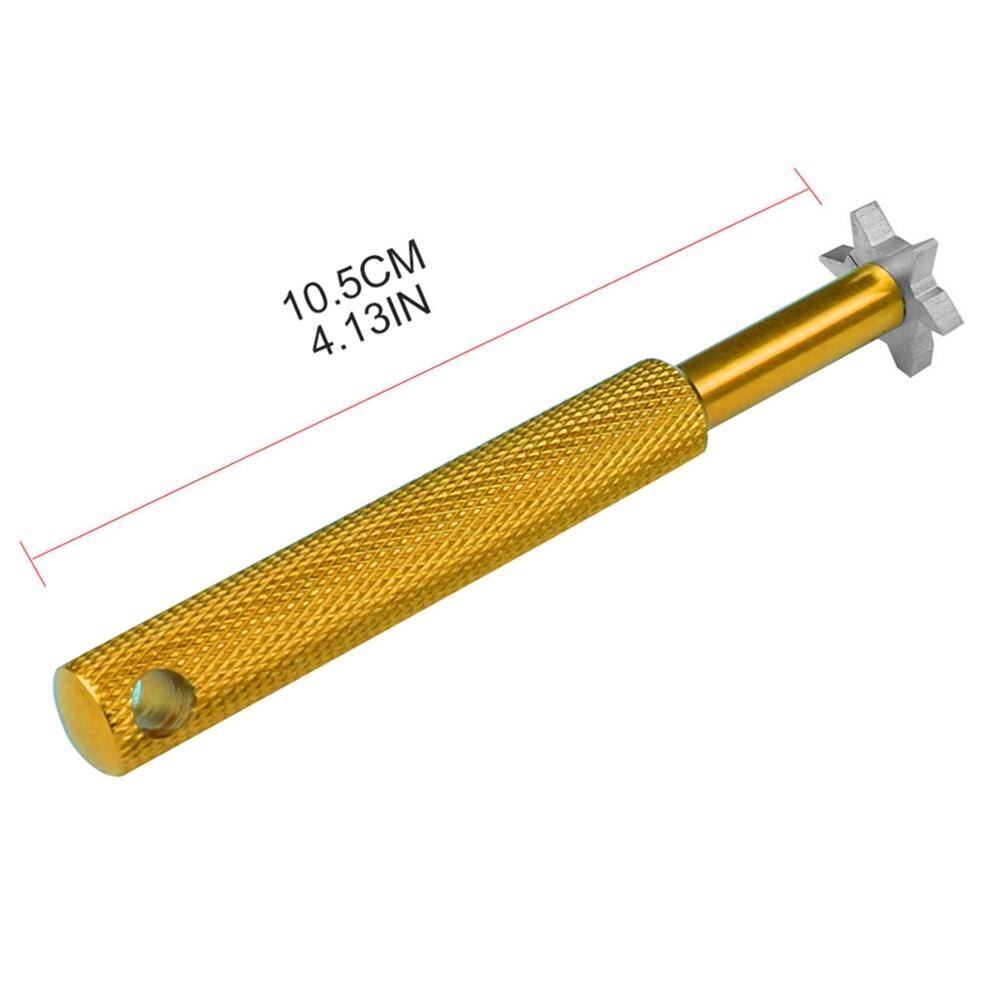 Portable Golf Club Groove Sharpener Grooving Tool Cleaning and Sharpening Gadget for Wedges and Irons Outdoor Sports