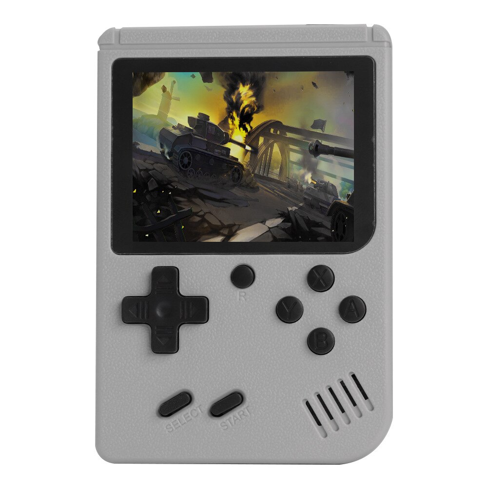 Tragbare 500 in 1 Retro Klassische 8 Bit TV Handheld Video Spiel Konsole Spieler Arcade für Kinder Videospiel Mini Maschine retrogame: 500 in 1 Gray