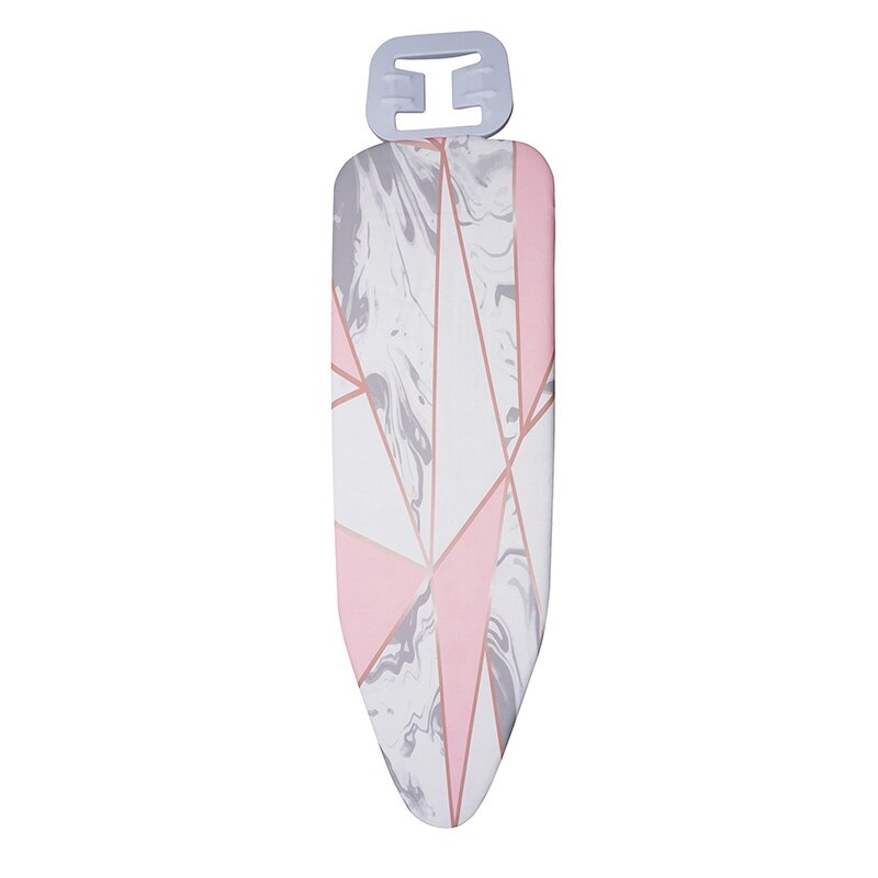 140*50CM Geometric Large Size Ironing Board Cover Marble Pattern Printed Heat Resistance: A